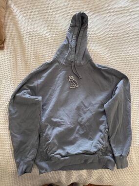 OVO Logo Men's Hooded Sweatshirt - Slate Gray